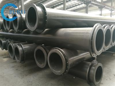 China Steel Flange Connection Heavy Duty UHMWPE Dredging Pipe for Sand/Slurry/Mud/Mine Tailing for sale