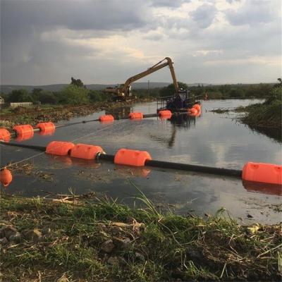 Cina 8 mm Noccioline di connessione e lavastoviglie di sabbia galleggiante HDPE Dredge Pipe galleggianti per draghe in vendita