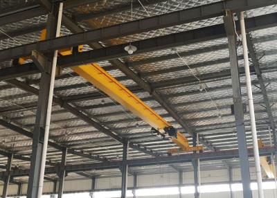 China Single girder overhead travelling crane with wire rope electric hoists for sale