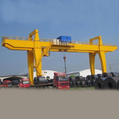 China Heavy duty 100 - ton double girder gantry crane for sale for sale