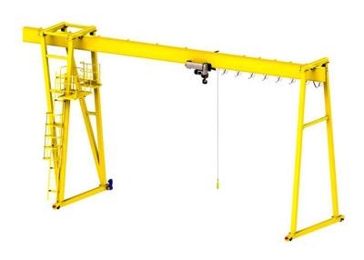 China Best selling safety standard single beam gantry crane with best price for sale