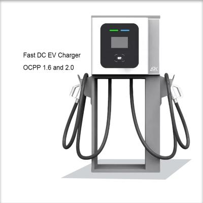 China Ark 40kw DC EV CCS Fast Charging Station Car RFID 3 Phase CHAdeMO OCPP 1.6 EV Charger Credit Card Leakage Protection EF040 for sale