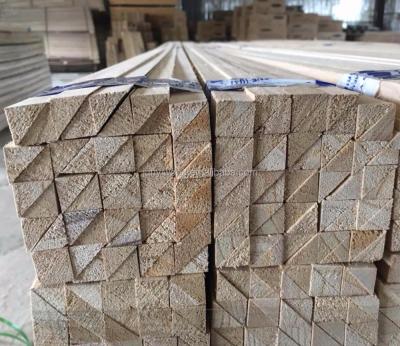 China Soild Wood Wood Chamfer, Timber Fillet / KD / Paulownia for sale