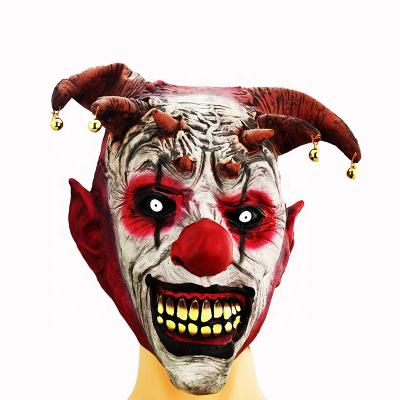 China Eco-Friendly Funny Party Full Head Latex Cow Halloween Animal Mask With Horror Bull Horn Devil Mask Eco-Friendly And Non-Toxic for sale