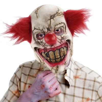 China Eco-Friendly Mask Halloween Latex Joker Mask Halloween Clown Cosplay Halloween Horror Full Face Party Mask TV and Movie Costumes for sale