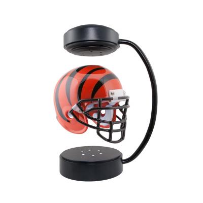 China Eco-Friendly Helmets Football Helmet Collectable Levitating Shoes Show Rack Black Wine Bottle Floating Display Stand for sale