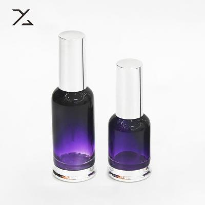 China Cosmetic Free Sample Clear Empty Glass Perfume Spray Bottle 20ml 30ml 50ml With Mist Spray for sale