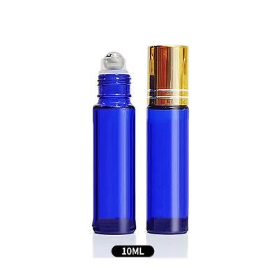 China Oi Jiyang essential international amber bule 10ml perfume roller bottles for oils, perfume roller ball on bottles for sale