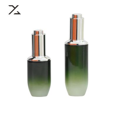 China Jiyang Cosmetic International Triangle 30ml 50ml Perfume Lotion Essential Oil Single Bottle With Pump for sale