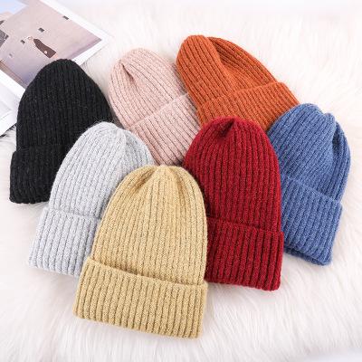 China 2020 Wholesale Custom Men's and Women's COMMON Fashion Spring Candy Striped Knit Hat for sale