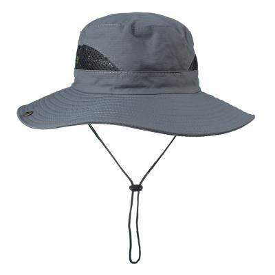 China New Breathable Fisherman Hat Mesh Basin Hat Men Outdoor Spring Sunshade Sunshade Frame Neck Protector for sale