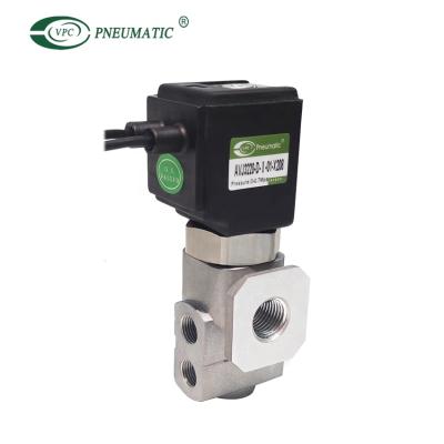 China General Textile Weaving Part AVJ322D 2/6 Way Stainless Steel Pneumatic Pilot Solenoid Valve For Air Jet Loom for sale