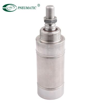 China Double Acting Mini Pneumatic Machinery Small Cylinders MA-20X50 ISO 6432 Micro Stainless Steel Cylinder for sale