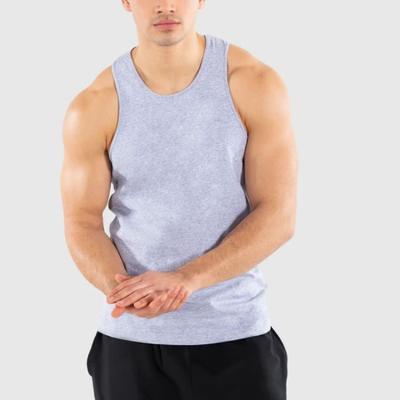 China QUICK DRY Custom Mens Gym Wear Active Fitness Sports Tank Top Workout Shirts Workout Sleeveless Top for sale