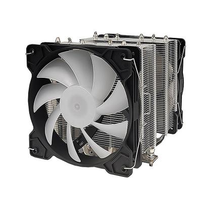 China Custom Computer Case Manmu Towers OEM Dual CPU Air Cooler Fan With Featsink RGB Air Cooling PC for sale