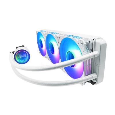 China LED Light White MANMU 360 Lga1200 Lga1700 Lga 2011 Water Cooling PC Cooler Watercoole CPU Cooling Water Radiator System For PC Case Cooling for sale