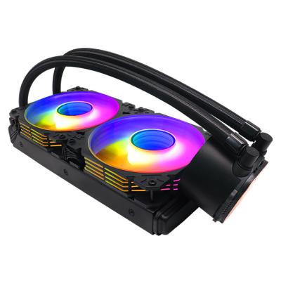 China LED Light Manmu OEM 240mm Water Cooling CPU Gaming Cooler Cases Kit Aio Cooler For Computer CPU Gaming Liquid Cases for sale