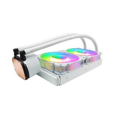 China LED Light Manmu OEM Cooler Water Cooling Kits 240mm CPU Heatsink Aio Liquid Cooler For Gaming PC for sale