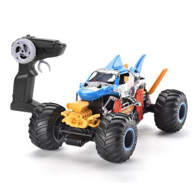 China Hobby 2.4G 1/10 RC Electric Smoking Shark Monster 4x4 Off-Road Car RC Jet Racing Car RC Cars for sale