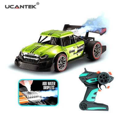 China RC Hobby 2.4G RC Remote Control Cars and Trucks with Lights Mist Spray RC Car Toys for Christmas Gift for sale