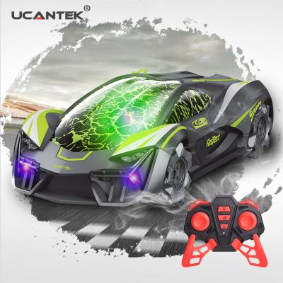 China RC Hobby Rechargeable Battery Power High Speed ​​Racing Drift RC Car Toys 2.4G Remote Control Stunt Car With Cool Light for sale