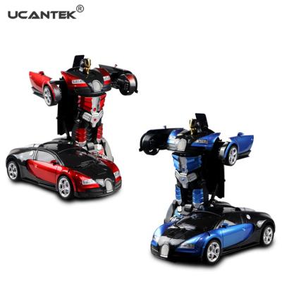 China 2.4G 2.4G Gesture Induction Deformation Robot Car Toy With Remote Control Robot Car Remote Control Toys for sale