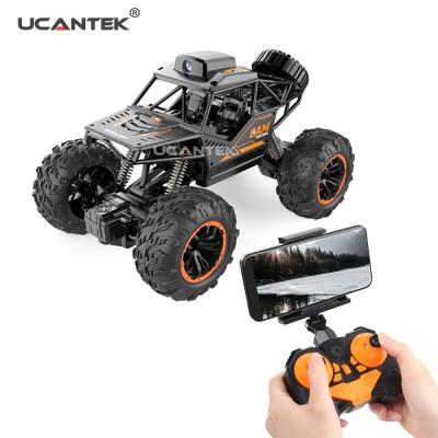 China RC Hobby 2.4G Mini Rock-Crawler Truck 1:20 Remote Control Camera RC Car With WIFI 720P HD Camera Auto Photography Follow Me for sale