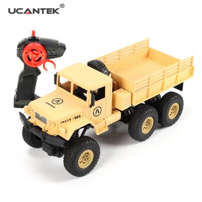 China RC Hobby 2.4GHz Remote Control 1:16 US Military Army Truck 6 Wheels Off-Road Climbing Toys 4WD Truck for sale