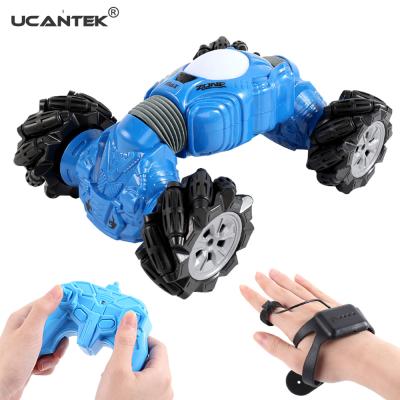 China Wholesale RC Hobby Radio Control Car Toys 2.4GHz RC Hand Gesture Double Sided Control Climbing Stunt Twisted Car For Kids for sale