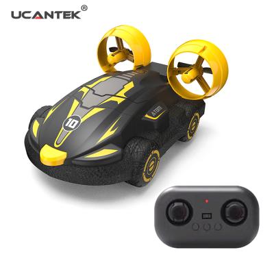 China Hobby 2.4G RC RC Amphibious 2 In 1 Electric Speedboat RC Hovercraft Kids Toys Remote Control High Speed ​​Drift Car for sale