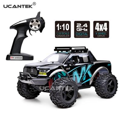 China 1/10 Full Foot 2.4GHz Hobby Warrior PF150 RC Racing Car 4x4 High Speed ​​Proportional Steering Toys Rock-Crawler 45KM/H RC Car for sale