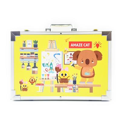 China Best Promotional Gift Luxury Stationery Eco-friendly Supplier Back To School Supplies Bag Stationery Art Set Children Gift Box 145pcs for sale