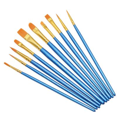 China Artist Painting 2020 Best Selling High Quality Wholesale Paint Brush Set Oil Watercolor Acrylic Paint Nylon Set Brush for sale