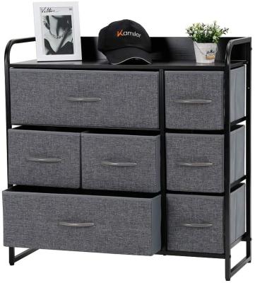 China Amazon Best Seller Foldable Fabric Storage Dresser With Drawers Storage Dressers for sale