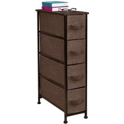 China Home And Office Furniture (Height) Adjustable Top Rolling Cart With Wheels Multi - 4 Drawer Storage Chest for sale