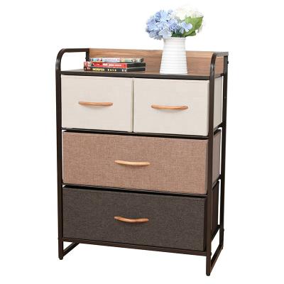 China Cheap Organizer Unit (Size) Tower Storage Adjustable Vertical Fabric Dresser for sale