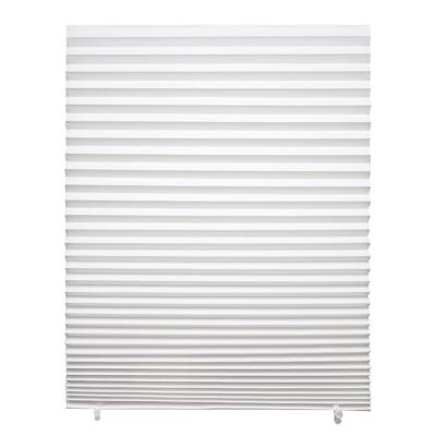 China Customized Service Roller Shades Wireless Cellular Blackout Window No Drilling Push And Pull Easy Fix Pleated Blind Shades for sale