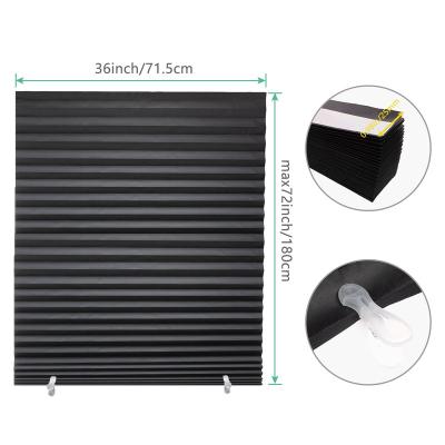 China Customized Customized Service Wholesale Plissee Wireless Pleated Blind Customizable Indoor Easy Fix No Drilling Lace Window Pleated Blind for sale