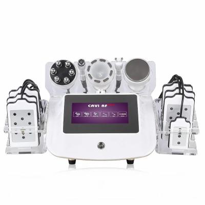 China Weight Loss 6 in One Multifunctional Lipolaser Cavitation Machine for Body Slimming for sale