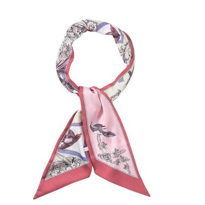 China High-grade European American digital women's scarf candy scarf and beautiful scarf decoration printing small for sale