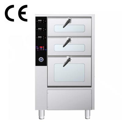 China 2021 High Quality 26-36 Trays 380V Commercial Electric Steamer Rice Coocker Low Price for sale