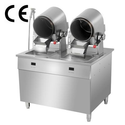 China 2-3 Burners Food Cooking Machine Automatic Intelligent Cooking Pot Electrical Cooking Range For Restaurant à venda