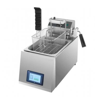 China Multifunction Equipment Stainless Steel Automatic Deep Fryer Shop Using For Sale for sale