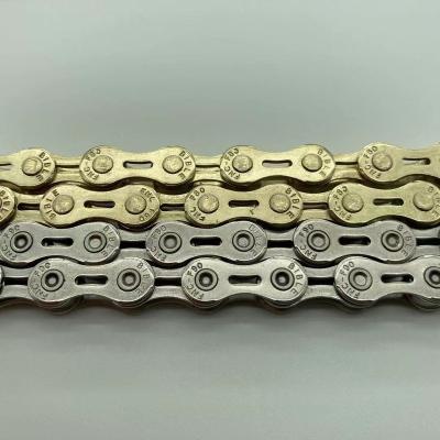 China FNC 8 Speed ​​Road Bike Gold Half Floor Profitable Rust Proof Bike Chain Empty Mountain Bike Chain for sale