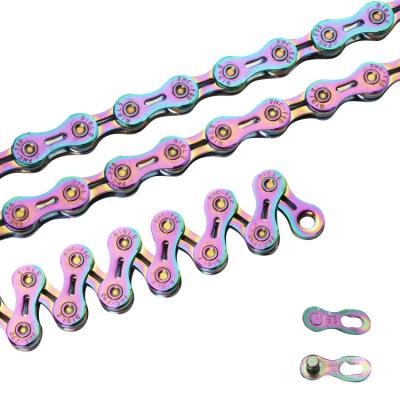 China Hot Selling Cheap Custom Road Mountain Bike Rainbow Bicycle Parts Bikes Chain Link 9 Speed for sale