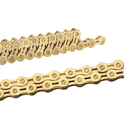 China Professional Road Mountain Bike China Manufacture Mountain Road Bike Gold 10 Speed ​​Bicycle Chain for sale