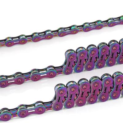 China FNC 11 Speed ​​Rainbow Rust Proof Stainless Steel Road Mountain Bike Hollow Chain High Quality Road Mountain Bike for sale