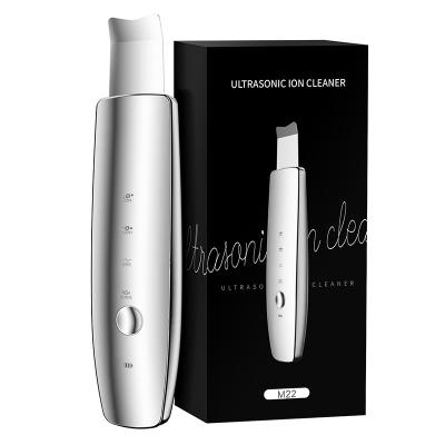 China Mini Portable Deep Cleaning Exfoliating Face Ultrasonic Skin Care Ultrasonic Skin Scrubber for sale