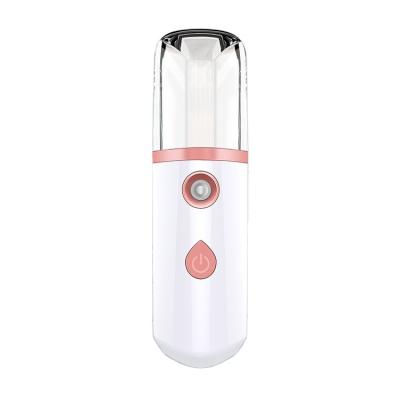 China Portable Electric Facial Moisture Handy Electric Facial Nano Jet Sprayer Private Label Moisturizer Mist Sprayer Nano Mist Sprayer for sale