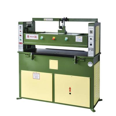 China Factory GD-520 HYDRAULIC TEXTILES RAY PRESS SLIPPER SOLE CUTTING MACHINES TO CUT SHOE UPPER MATERIALS 25T for sale